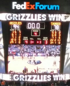 Preseason Game 4 is in the books. Grizzlies win!