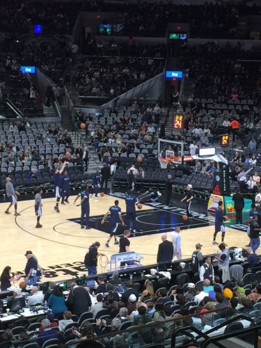 Conley shoots a free throw