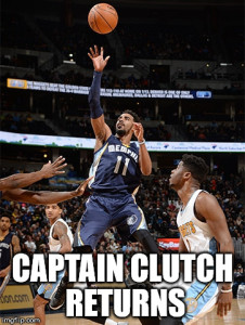 Captain Clutch returns!