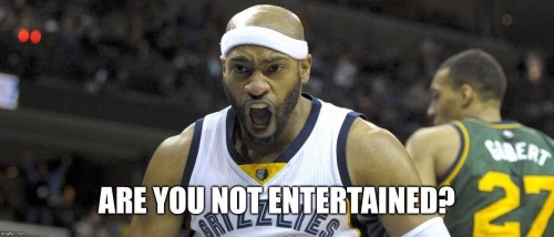 vince carter are you entertained