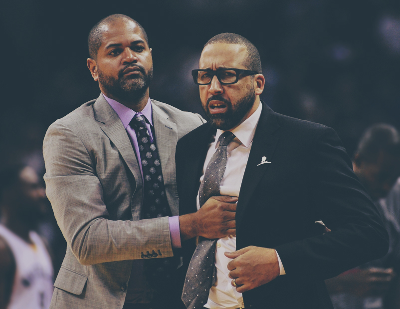 We all need a friend like Associate Head Coach J. B. Bickerstaff 