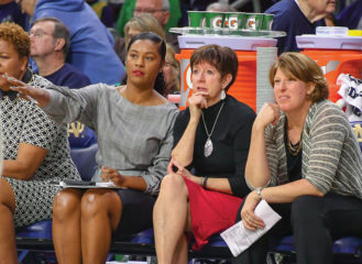 Niele Ivey and Muffet McGraw